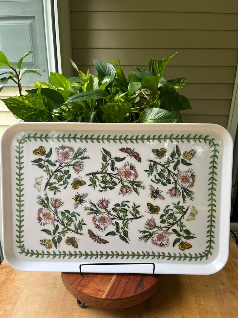 Portmeirion Melamine VTG Serving Tray Botanic Garden Susan Williams Ellis
